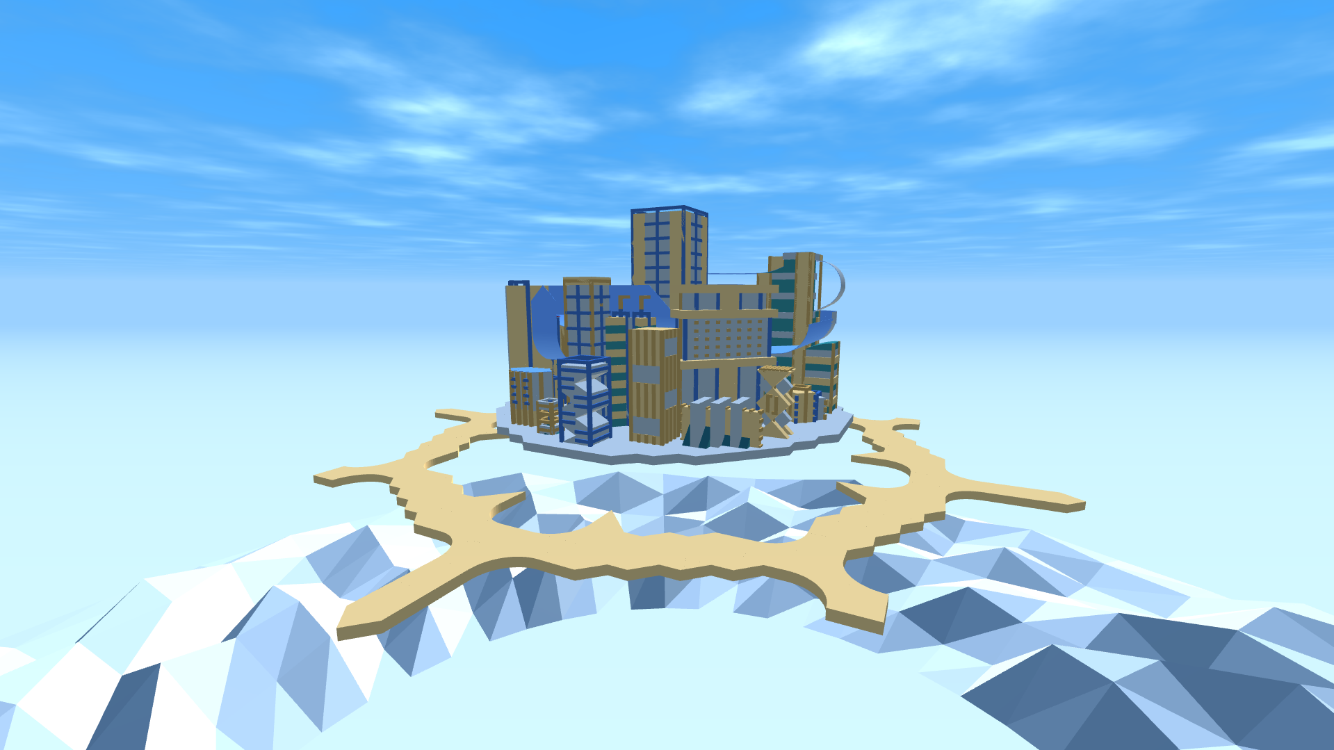 PolyTrack-City in the Sky